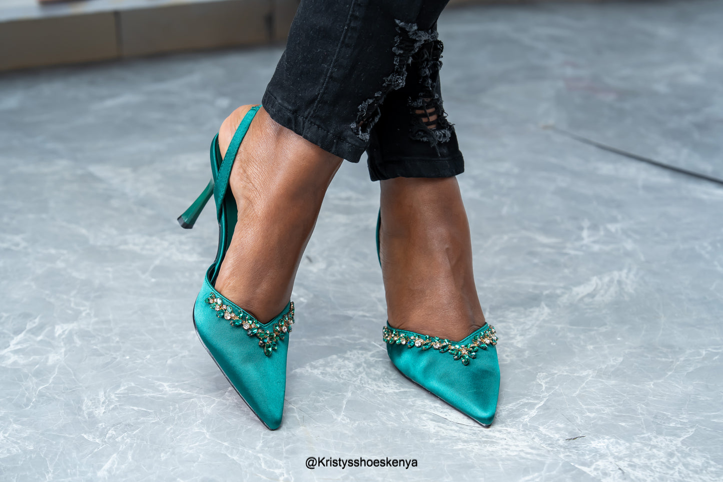 Glitter heels