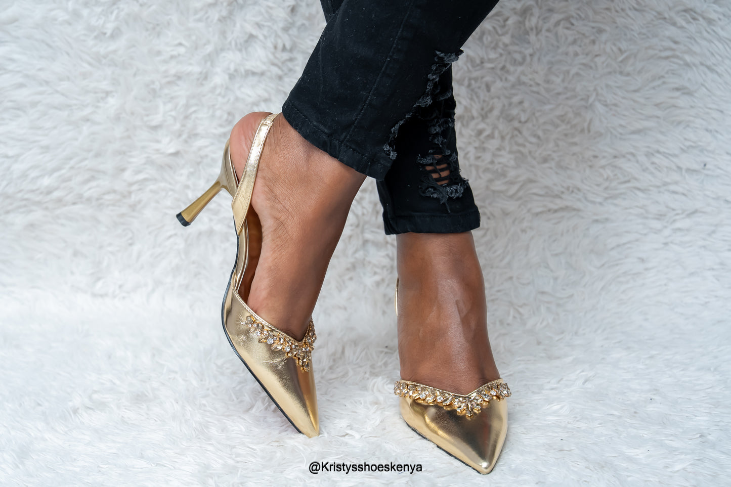 Glitter heels