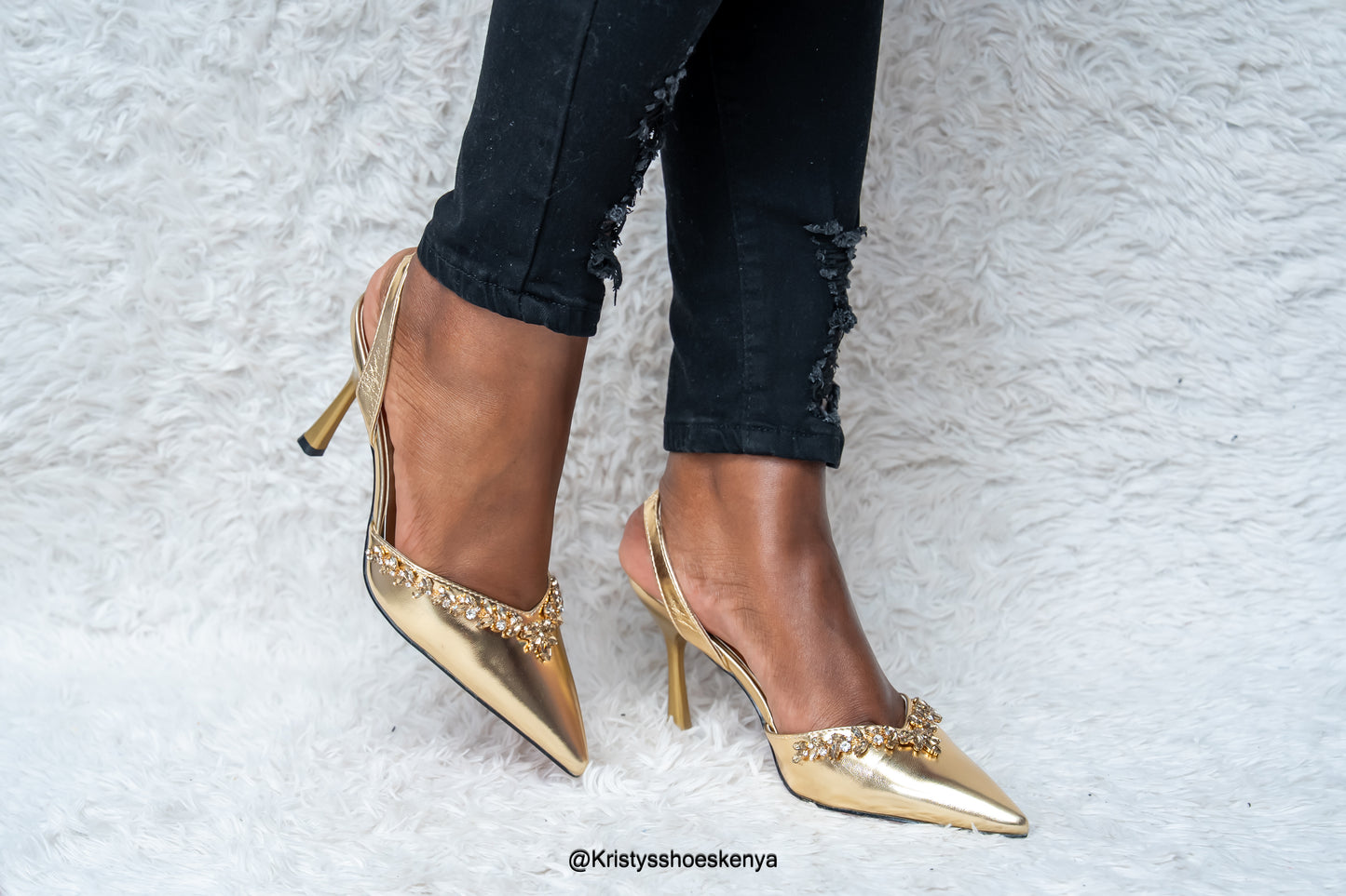 Glitter heels