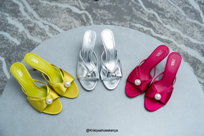Pearl  heels