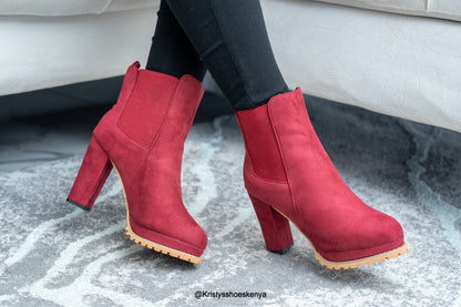 Lora Block Ankle boots