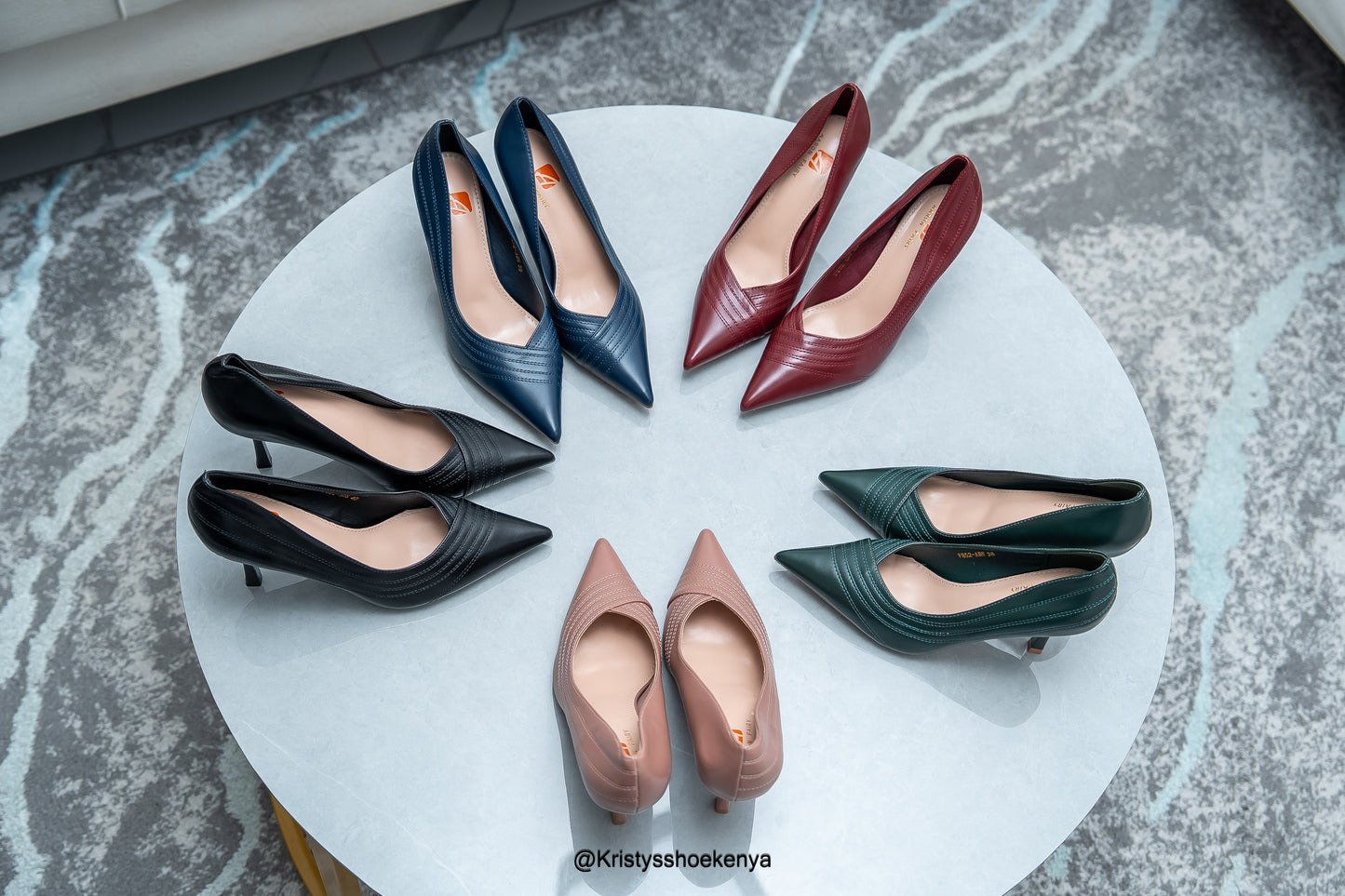 Strippy Heels